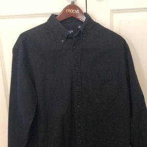 Black button down shirt
